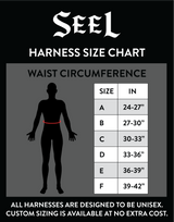 THE WEB HARNESS - Black & Nickel Size B