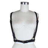 THE WEB HARNESS - Black & Nickel Size B