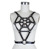 THE WEB HARNESS - Black & Nickel Size B