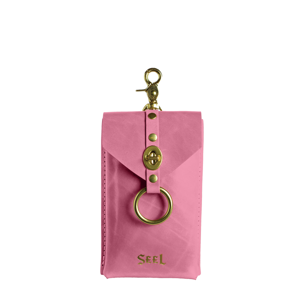 THE SHADOW BAG - PINK & BRASS