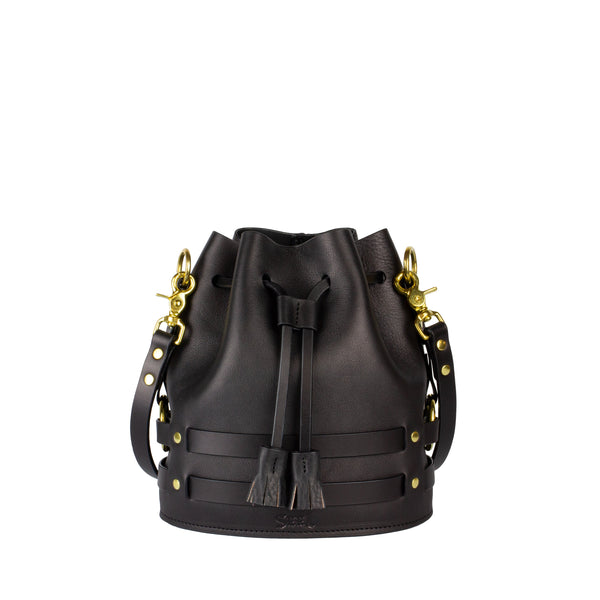 (RTS) THE BANDIT - Black & Brass Crossbody