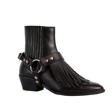 MEDUSA BOOT HARNESS - Black & Nickel