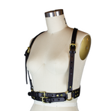 (RTS) THE DRACO HARNESS - Black & Nickel - Size F