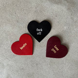 CROOKED HEART KEY CHARM