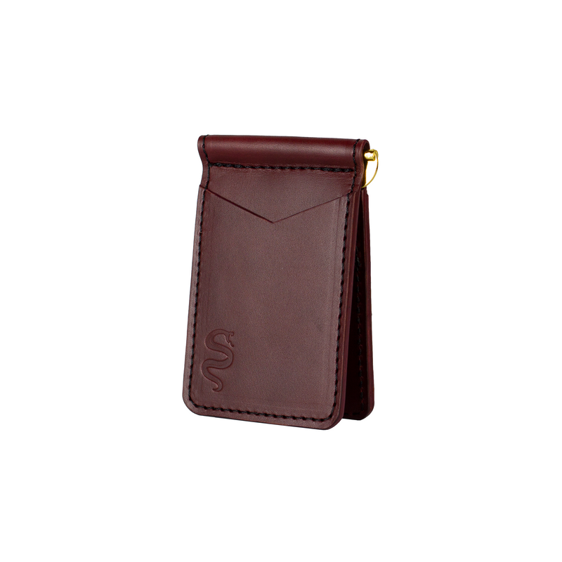 OUTLAW MONEY CLIP BIFOLD - Oxblood