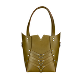 PALLAS TOTE - Olive and Nickel