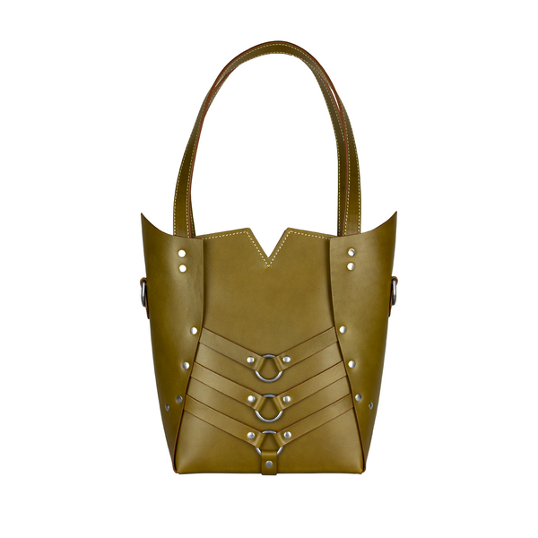 PALLAS TOTE - Ornamental Leather Tote Bag - Handmade in the USA - SEEL