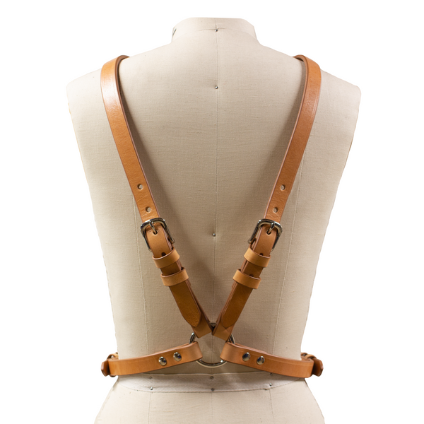 THE VEGA HARNESS - Fawn & Nickel - Size A