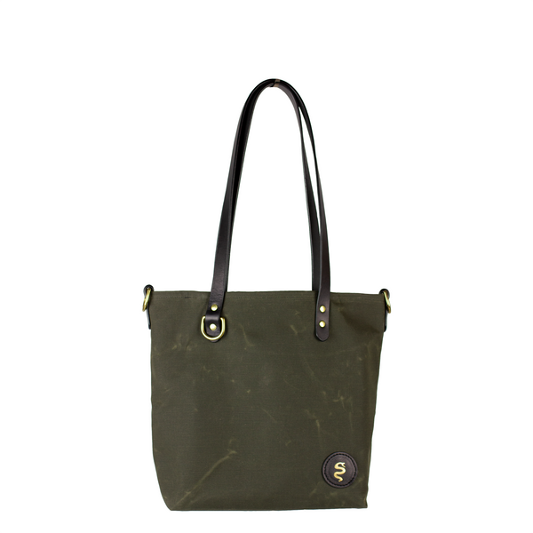 THE CANVAS LITTLE URBAN TOTE - OLIVE